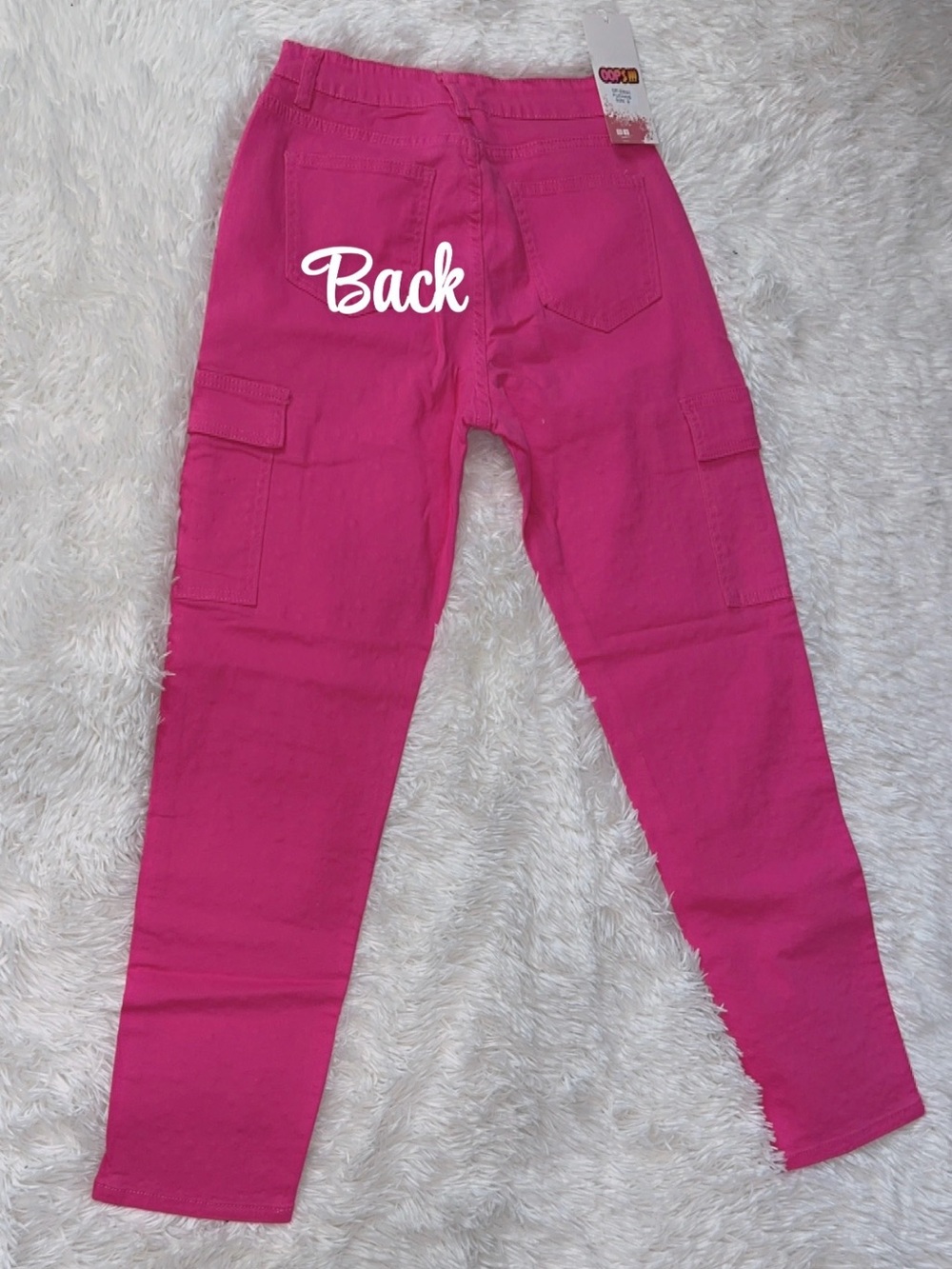 Hot pink Jeans With Rhinestones 💕 - Picture 5 of 6